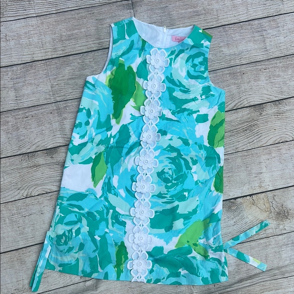 Lilly Pulitzer Blue and Green Casual Dress